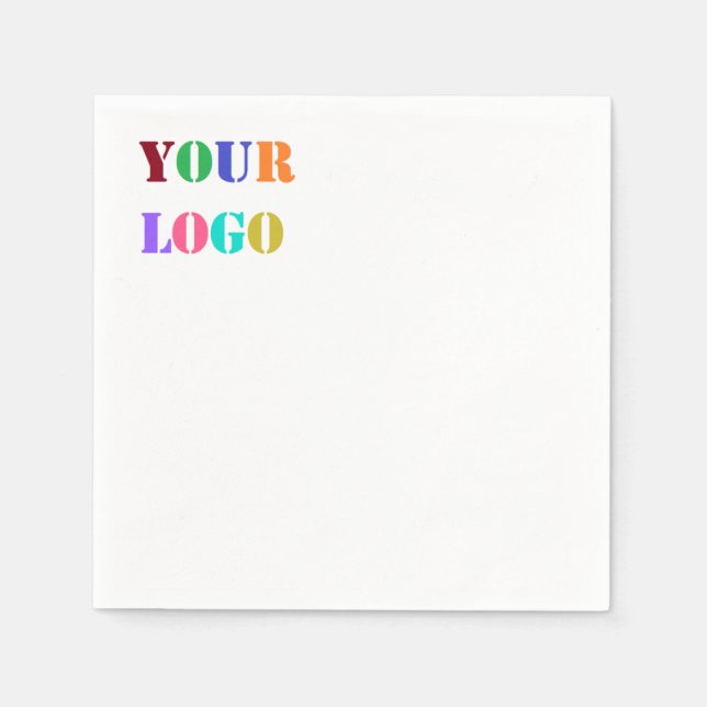 Custom Company Logo Business Promotional Napkins (Front)