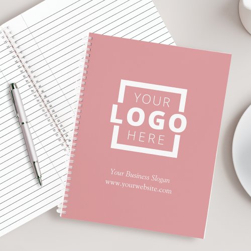 Custom Company Logo Business Promotional Pink Notebook