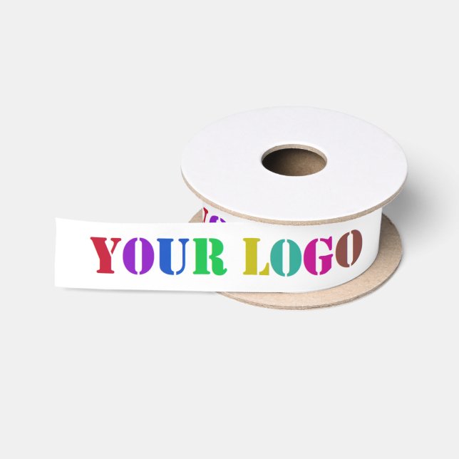 Custom Company Logo Business Promotional Ribbon (Spool)