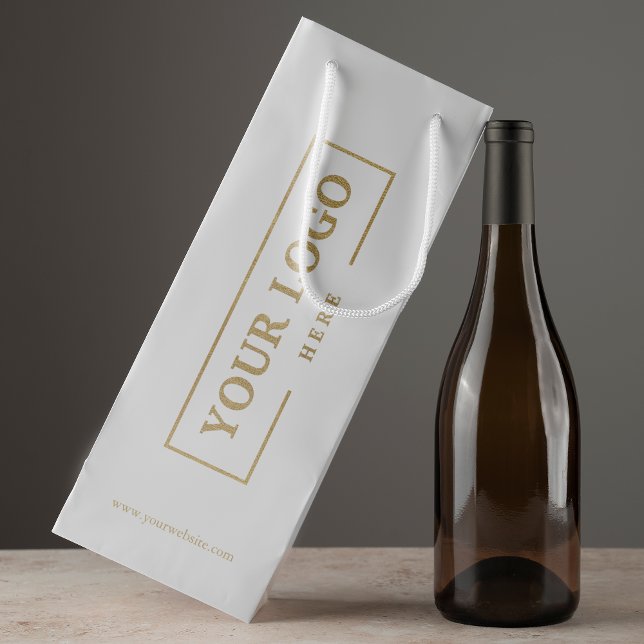 Custom Company Logo Business Promotional Shopping Wine Gift Bag (Creator Uploaded)