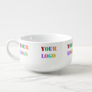 Custom Company Logo Business Promotional Soup Mug