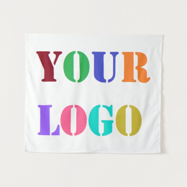 Custom Company Logo Business Promotional Tapestry (Front (Horizontal))