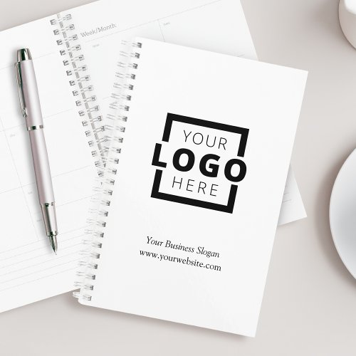 Custom Company Logo Business Promotional White Planner