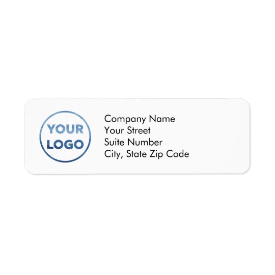 Custom Company Logo Business Return Address Labels Zazzle custom-company-logo-business-return-address-labels-zazzle