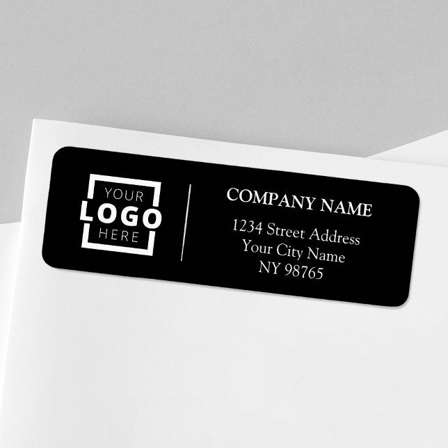 Custom Company Logo Business Return Address Labels (Creator Uploaded)