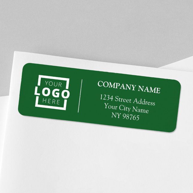Custom Company Logo Business Return Address Labels (Creator Uploaded)