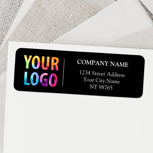 Custom Company Logo Business Return Address Labels