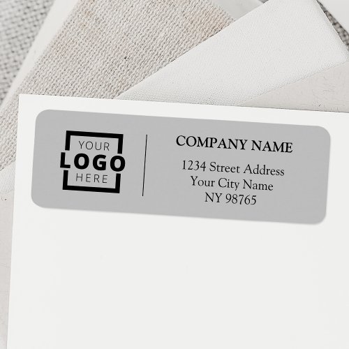 Custom Company Logo Business Return Address Labels