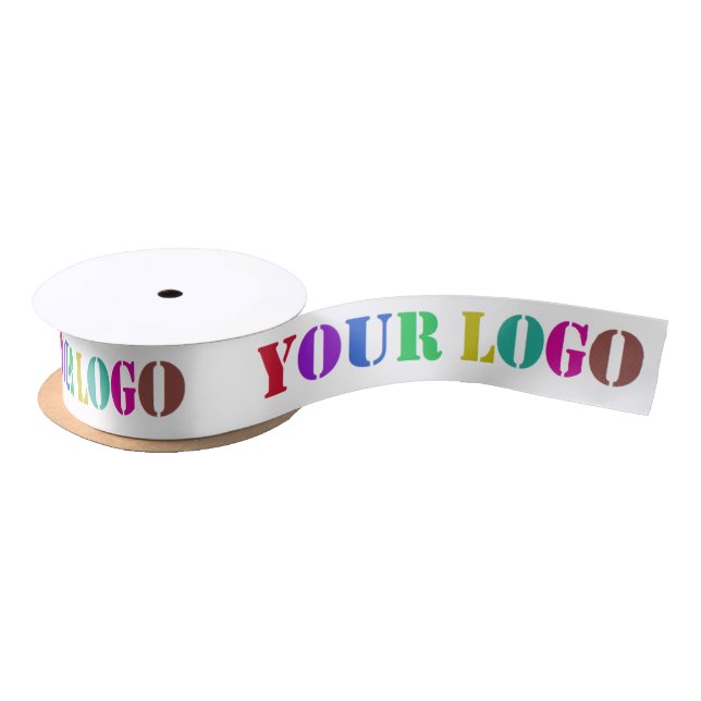Custom Company Logo Business Ribbon Gift (Spool)