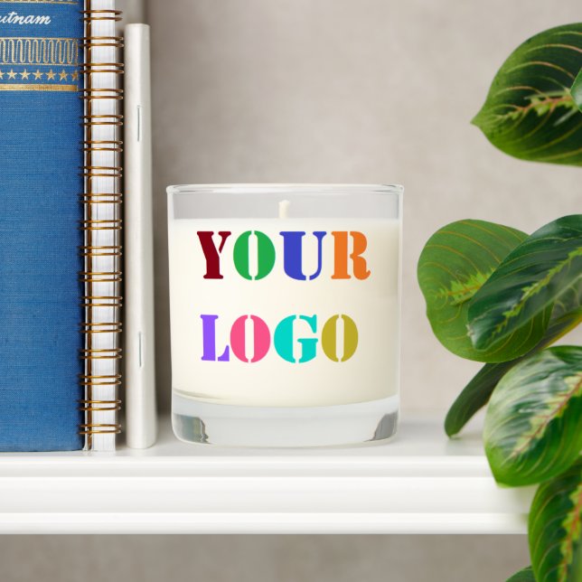 Custom Company Logo Business Scented Candle (Shelf)