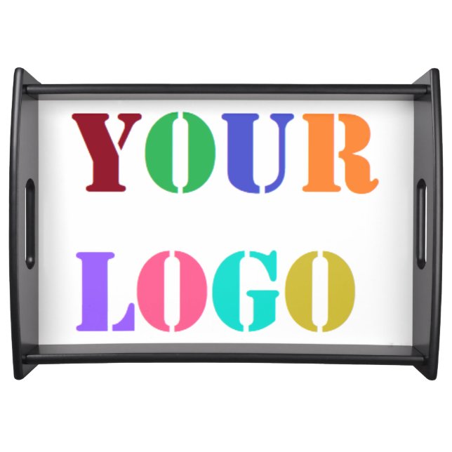 Custom Company Logo Business Serving Tray (Front)