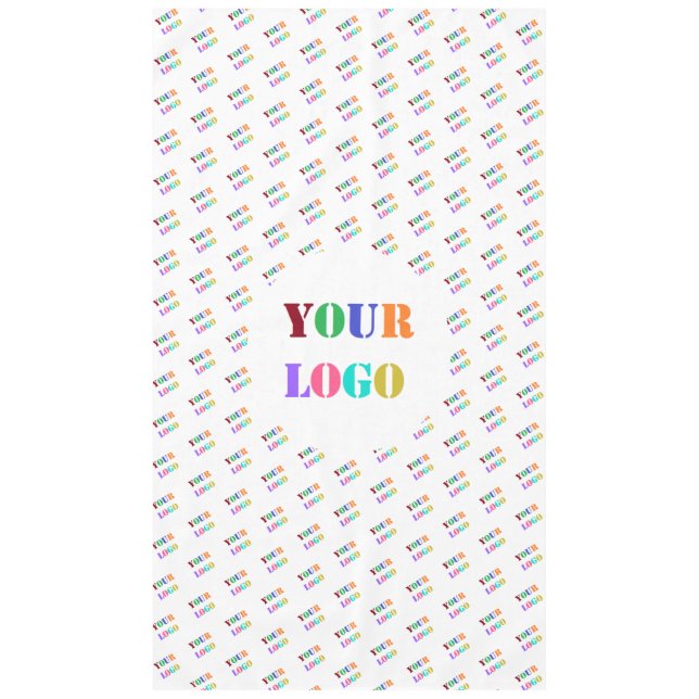 Custom Company Logo Business Tablecloth Your Color (Front)