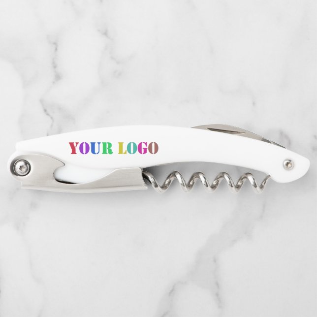 Custom Company Logo Business Waiter's Corkscrew (Front)