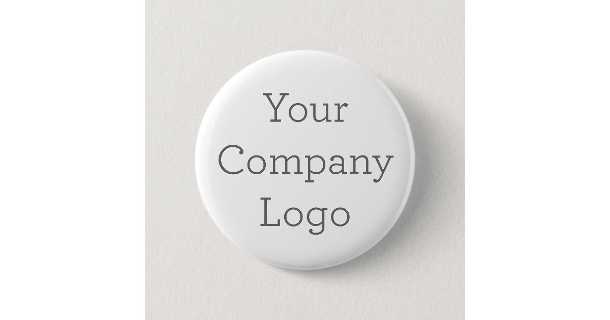Custom Company Logo Button | Zazzle