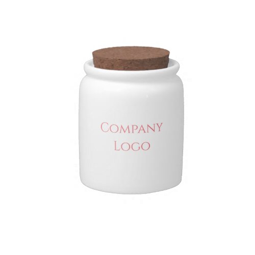 Custom Company Logo  Candy Jar
