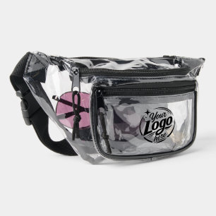 Custom Company Logo Clear Backpack Fanny Pack