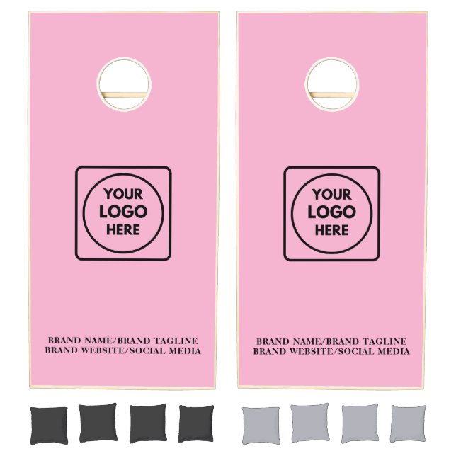 Custom Company Logo Corporate Event Promo Cornhole Set (Set)