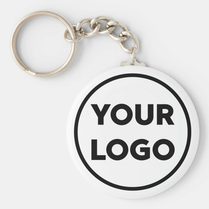 Custom Company Logo Corporate Swag Keychain