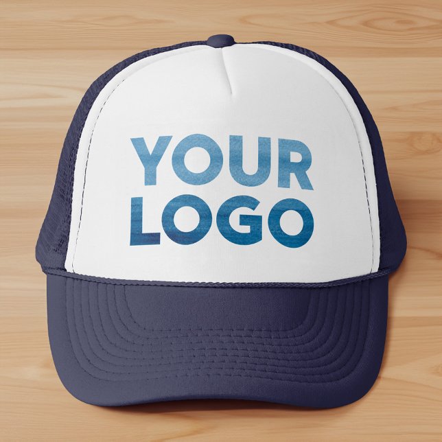 Custom Company Logo Corporate Swag Trucker Hat (Custom Company Logo Corporate Swag Trucker Hat, in situ)