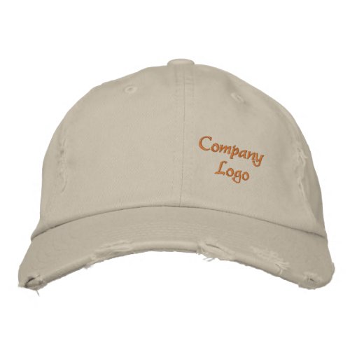 Custom Company Logo  Embroidered Baseball Cap