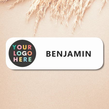 Custom Company Logo Employee Magnetic  Name Tag