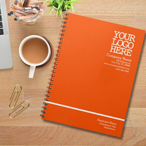 Custom Company Logo  Employee Personalization  Notebook