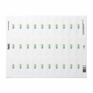 Custom Company Logo Favor Bag Label