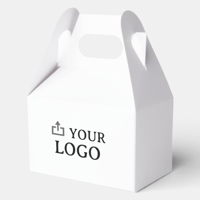 Custom Company Logo  Favor Boxes (Back)