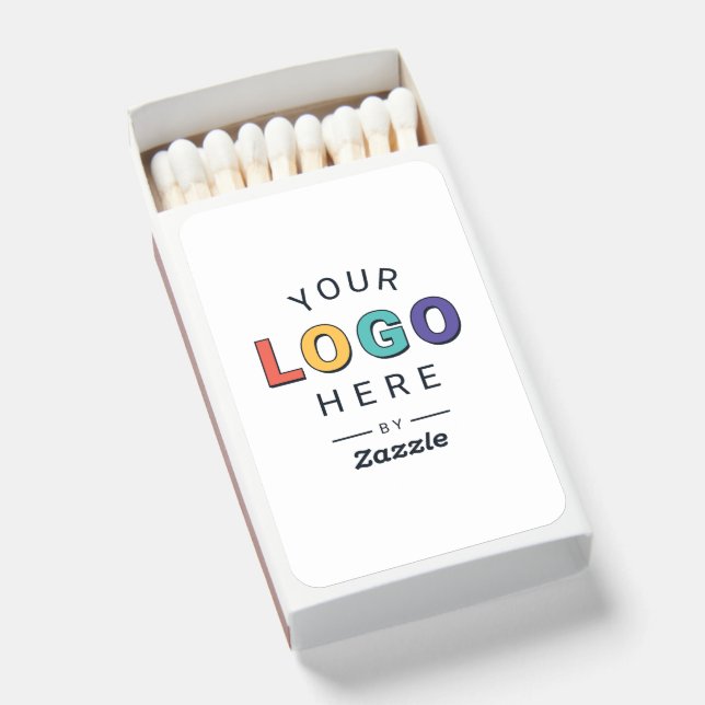 Custom Company Logo Gift  Matchboxes (Front Open)