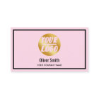 custom company logo gold Black pink or any color