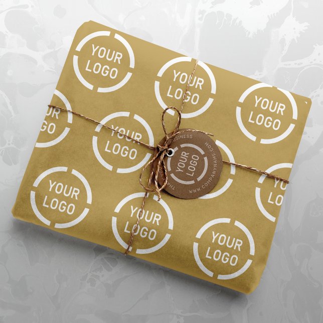 Custom company logo gold branded tissue paper (Custom company logo gold branded tissue paper)
