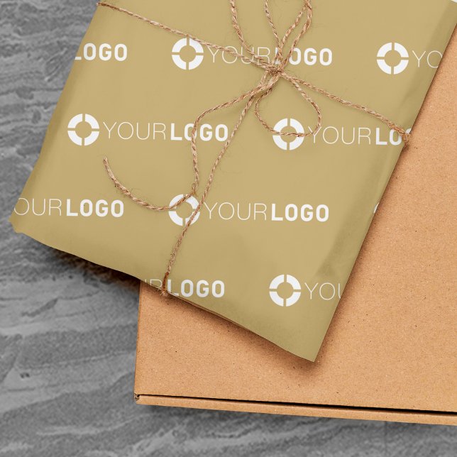 Custom company logo gold branded tissue paper (Custom company logo gold branded tissue paper)