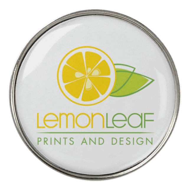 Custom Company Logo Golf Ball Markers (Front)