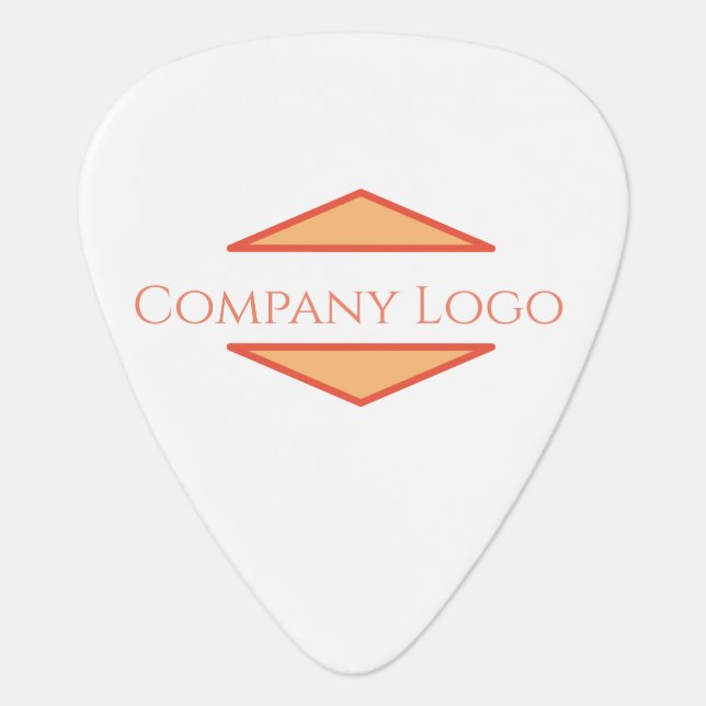 Custom Company Logo  Guitar Pick (Front)
