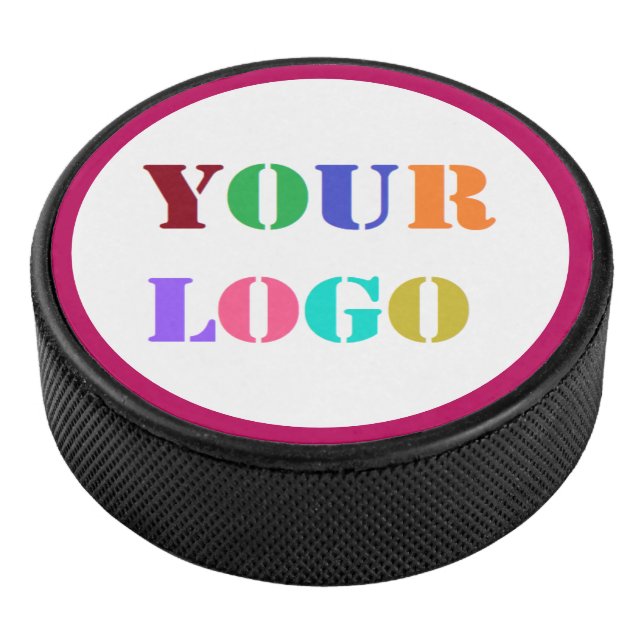 Custom Company Logo Hockey Puck Design Your Own (3/4)