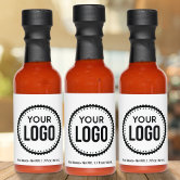 Simple Logo and Text Business Promotional Hot Sauces