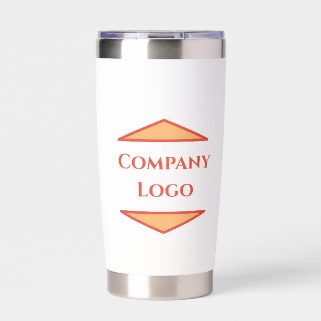 Custom Company Logo  Insulated Tumbler (Front)