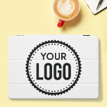 Custom Company Logo iPad Pro Cover<br><div class="desc">Personalize a cover with this simple and minimalist logo template,  and promote your company or business to increase leads and generate more sales. Add your logo,  if you need help or matching items,  please contact me.</div>