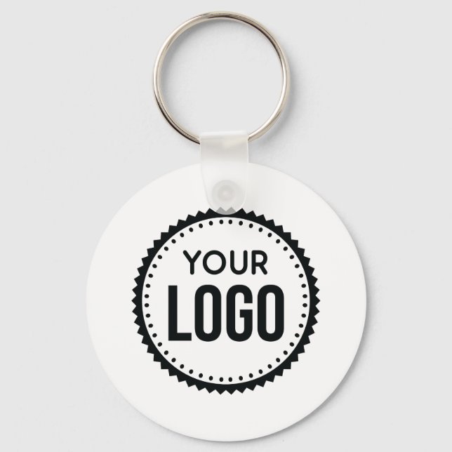 Custom Company Logo Keychain (Front)