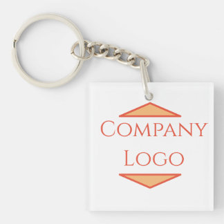 Custom Company Logo Keychain