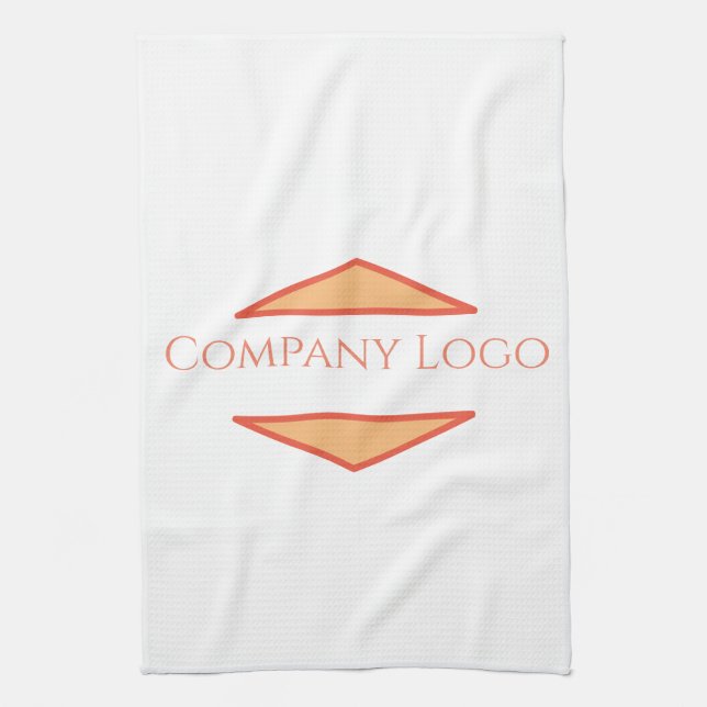 Custom Company Logo  Kitchen Towel (Vertical)
