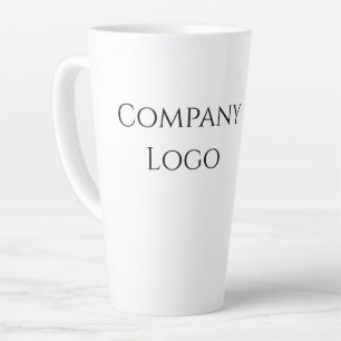 Custom Company Logo  Latte Mug