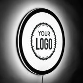 Custom Company Logo LED Sign (Angle)