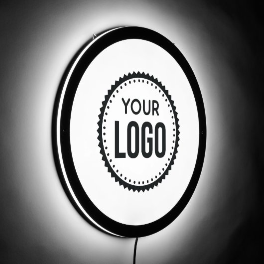 Custom Company Logo LED Sign (Angle)