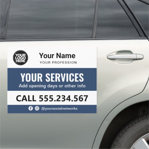 Custom Company Logo Mobile Ad Promotional Car Magnet