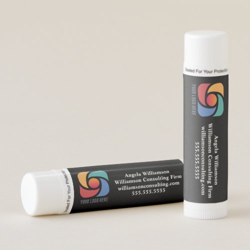 Custom Company Logo Modern Business Marketing Lip Balm