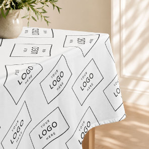 Custom Company Logo Modern Business Promotion Tablecloth
