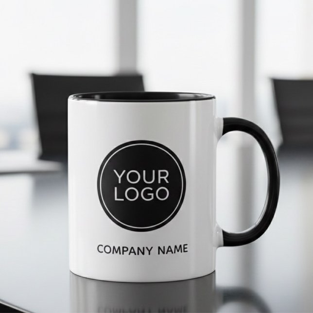 Custom Company Logo Mug | Minimalist Business  (Creator Uploaded)