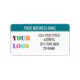Custom Company Logo Name Address Labels Example | Zazzle