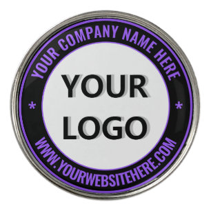 Custom Company Logo Name Text Golf Ball Marker